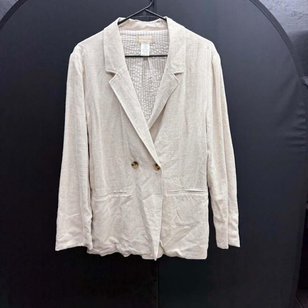 Altar'd State Cream Linen Blazer